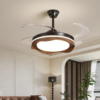 Eloer Retractable Blade Ceiling Fan with Light