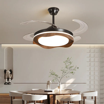 Eloer Retractable Blade Ceiling Fan with Light