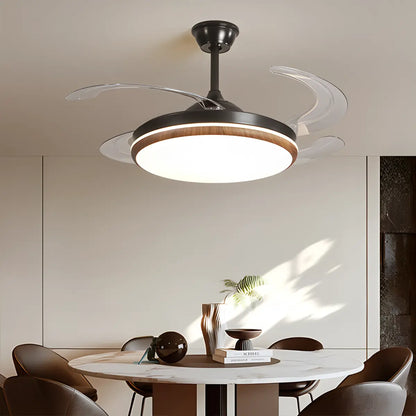 Eloer Retractable Blade Ceiling Fan with Light