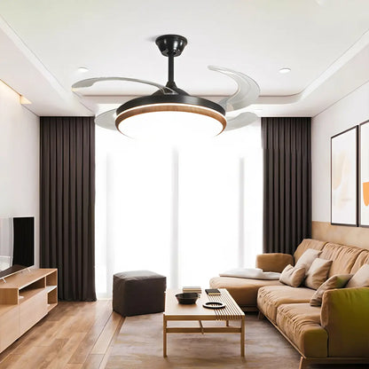 Eloer Retractable Blade Ceiling Fan with Light
