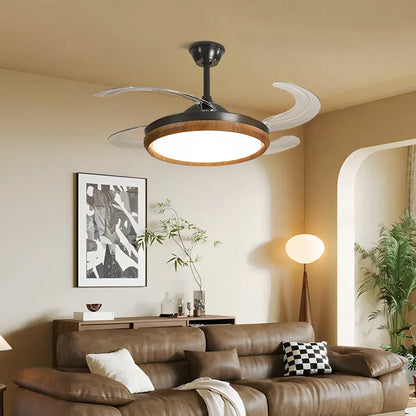 Eloer Retractable Blade Ceiling Fan with Light