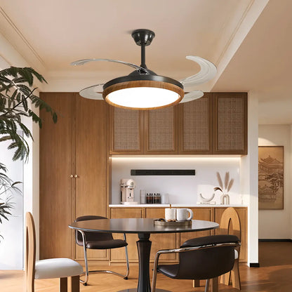 Eloer Retractable Blade Ceiling Fan with Light