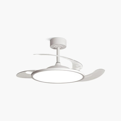 Eloer Silent Remote Control White Ceiling Fan Light