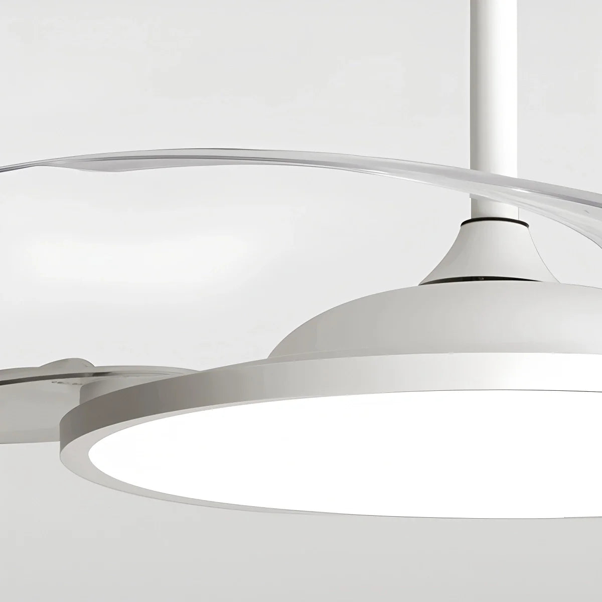 Eloer Silent Remote Control White Ceiling Fan Light