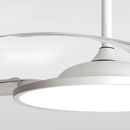 Eloer Silent Remote Control White Ceiling Fan Light
