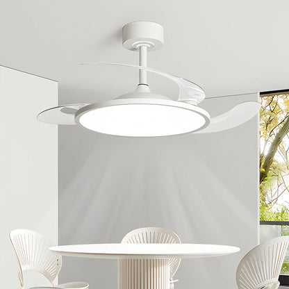 Eloer Silent Remote Control White Ceiling Fan Light