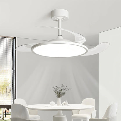 Eloer Silent Remote Control White Ceiling Fan Light