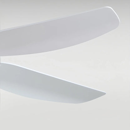 Eloer White Remote Control Ceiling Fan Light