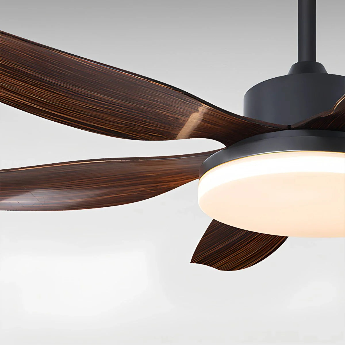 Eloer Nordic Style LED 6-Blade Ceiling Fan with Light