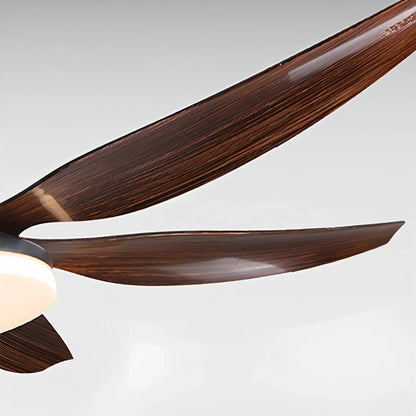 Eloer Nordic Style LED 6-Blade Ceiling Fan with Light