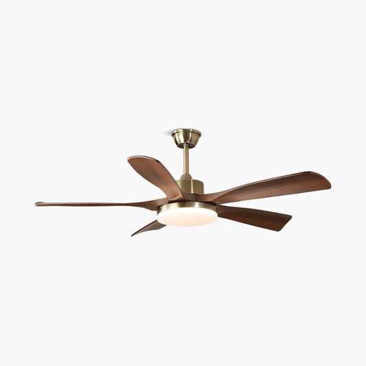 Eloer Modern 5-leaf Remote Control Ceiling Fan Light