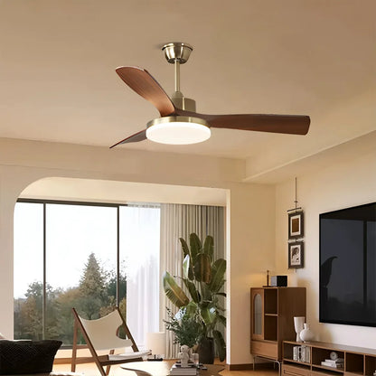 Eloer Modern 5-leaf Remote Control Ceiling Fan Light