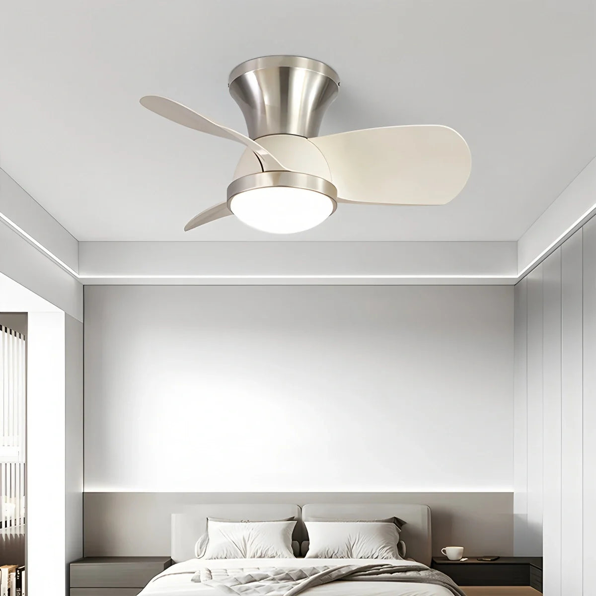 Eloer Simple Ceiling Fan Light for Children's Room