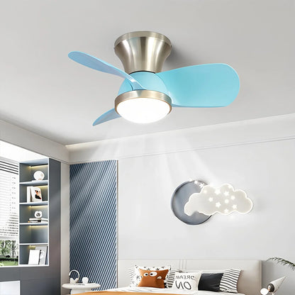 Eloer Simple Ceiling Fan Light for Children's Room