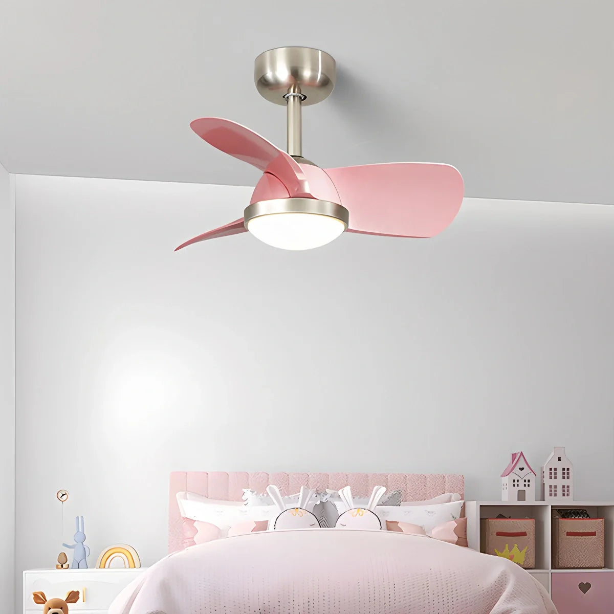 Eloer Simple Ceiling Fan Light for Children's Room