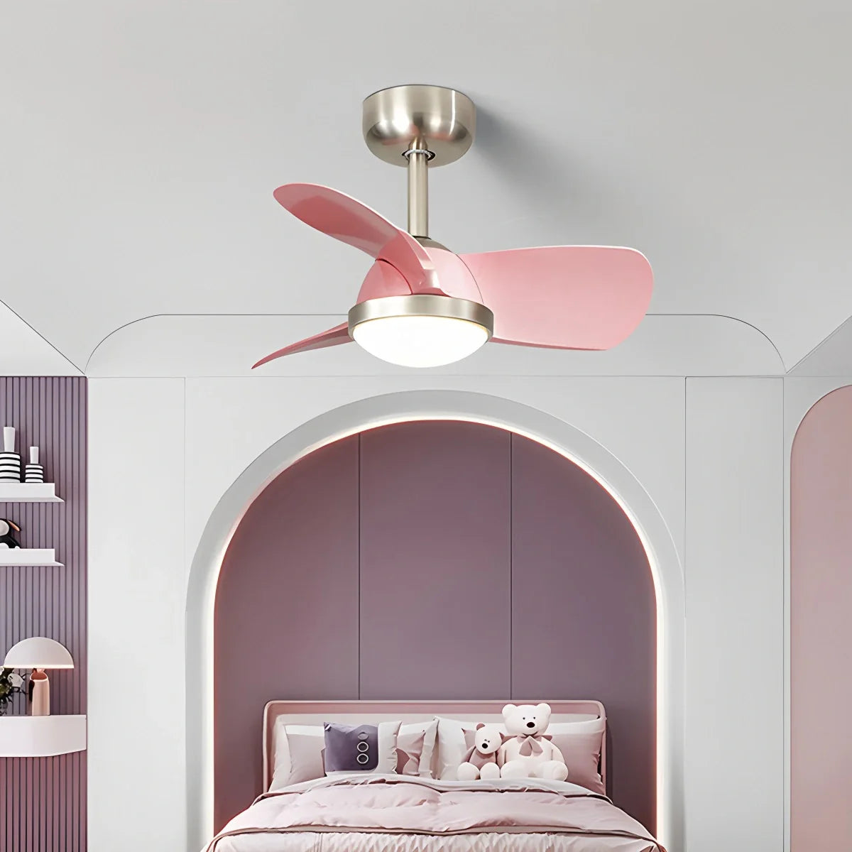 Eloer Simple Ceiling Fan Light for Children's Room
