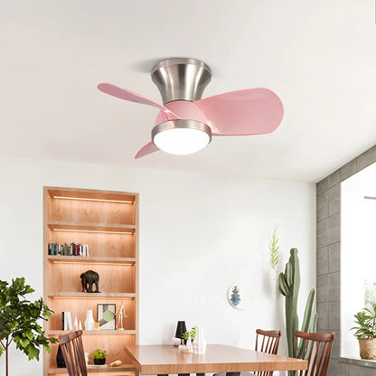 Eloer Simple Ceiling Fan Light for Children's Room