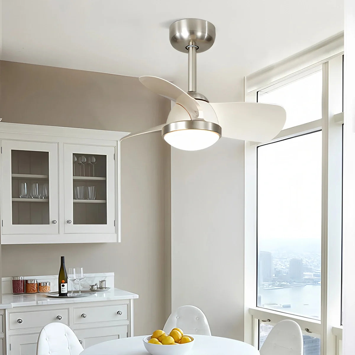 Eloer Simple Ceiling Fan Light for Children's Room