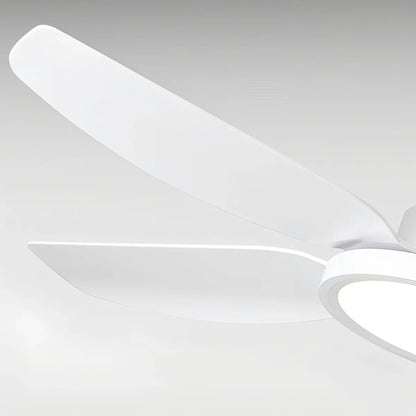 Eloer Modern White Ceiling Fans with Lights and Remote