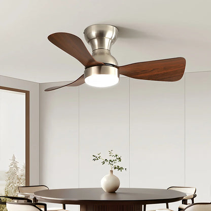 Eloer Small Size Indoor Ceiling Fan Light with Remote