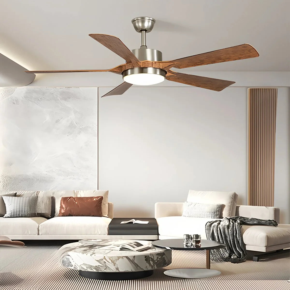 Eloer Dimmable Ceiling Fan with Light & Remote Control