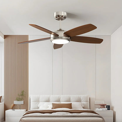 Eloer Retro American Style 5-blade Ceiling Fan Light