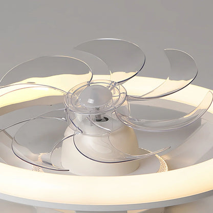 Eloer Creative Circular LED Ceiling Fan Light