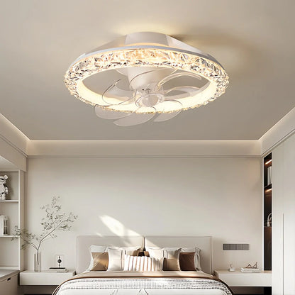 Eloer Creative Circular LED Ceiling Fan Light