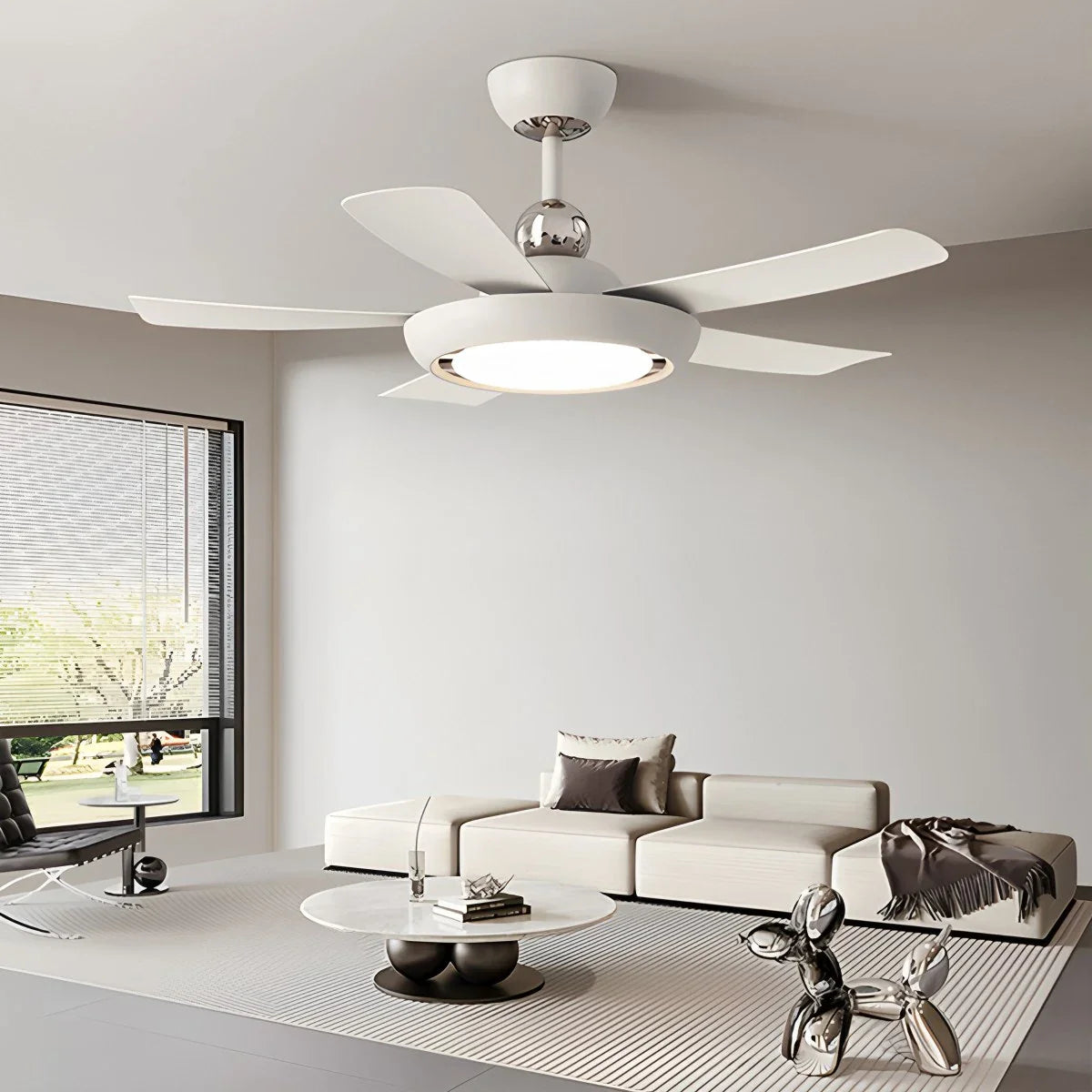 Eloer Silent Ceiling Fan with Light & Remote Control