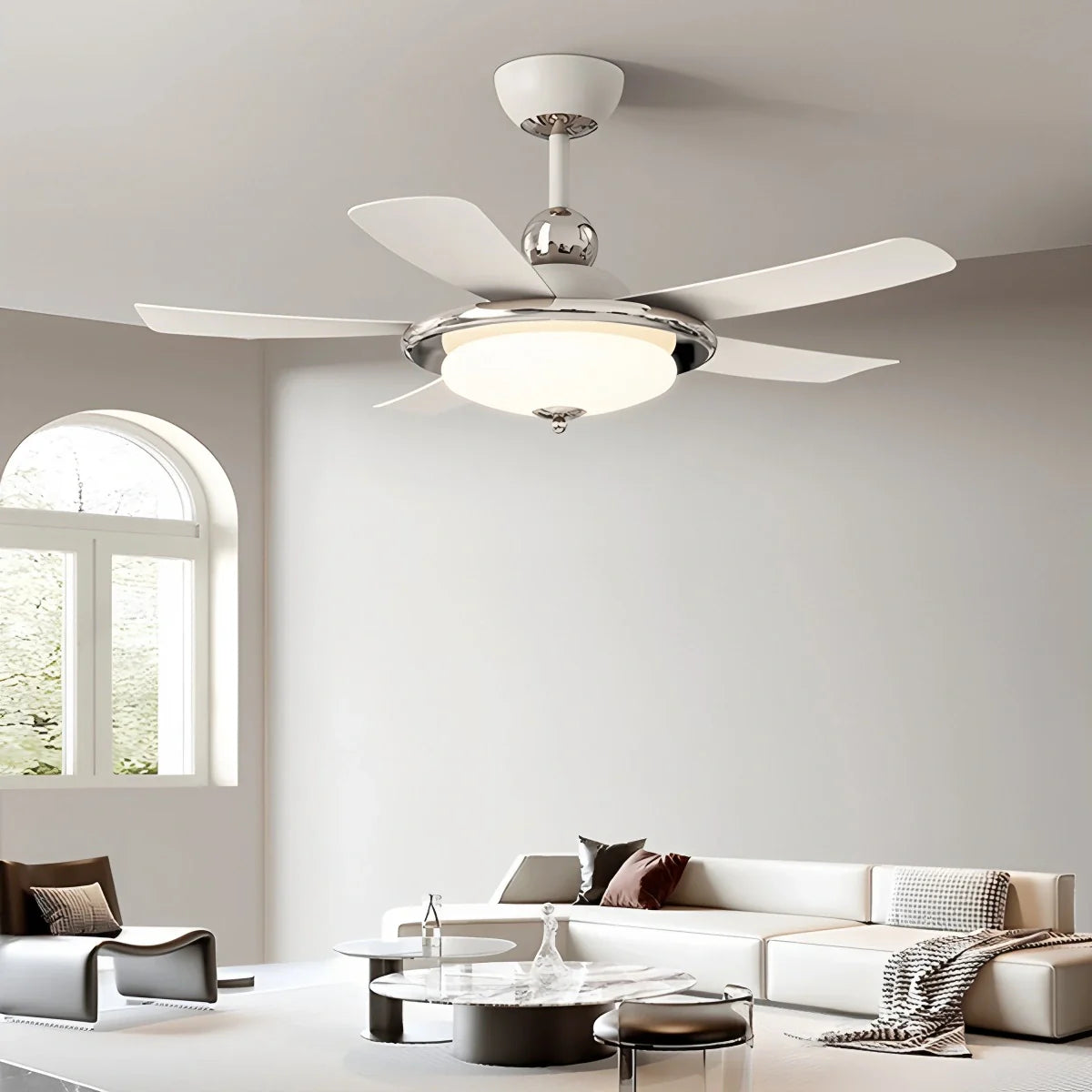 Eloer Silent Ceiling Fan with Light & Remote Control