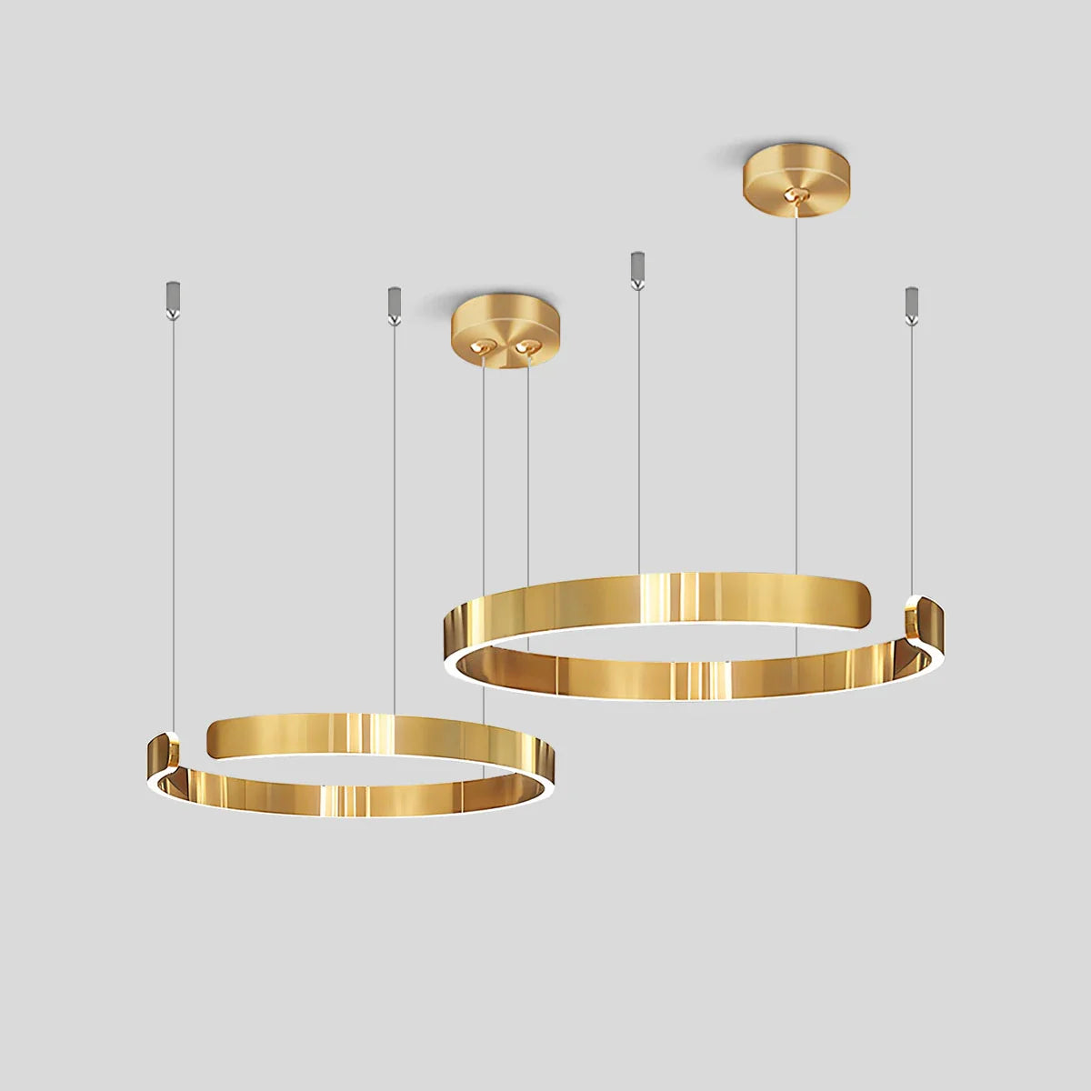 Eloer Modern Ring LED Chandelier for Living Room