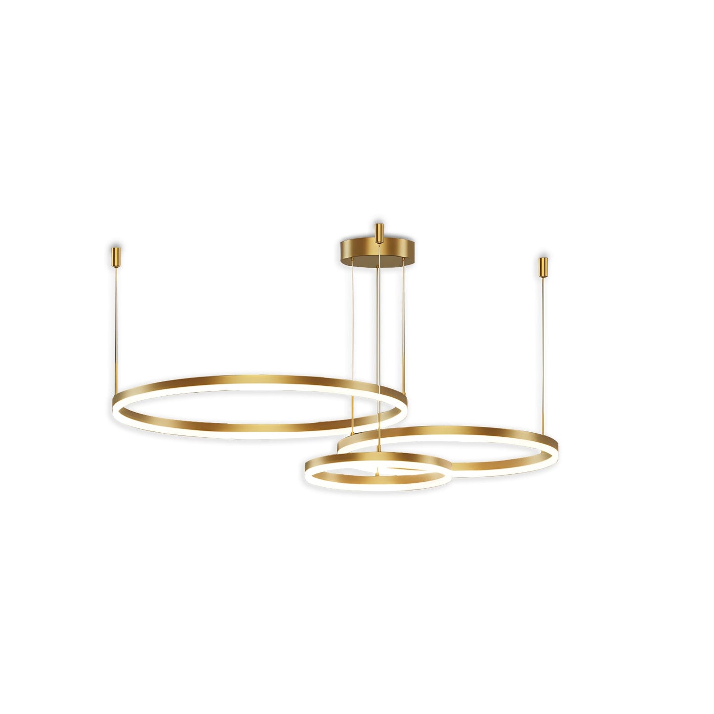 Eloer Modern Wireless Ring Chandelier Ceiling Lamp