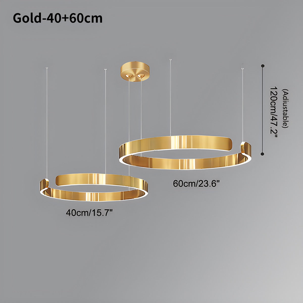 Eloer Modern Ring LED Chandelier for Living Room