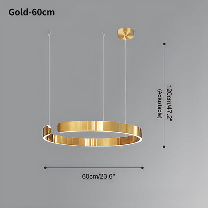 Eloer Modern Ring LED Chandelier for Living Room