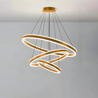Eloer Circle Layered Living Room Chandelier