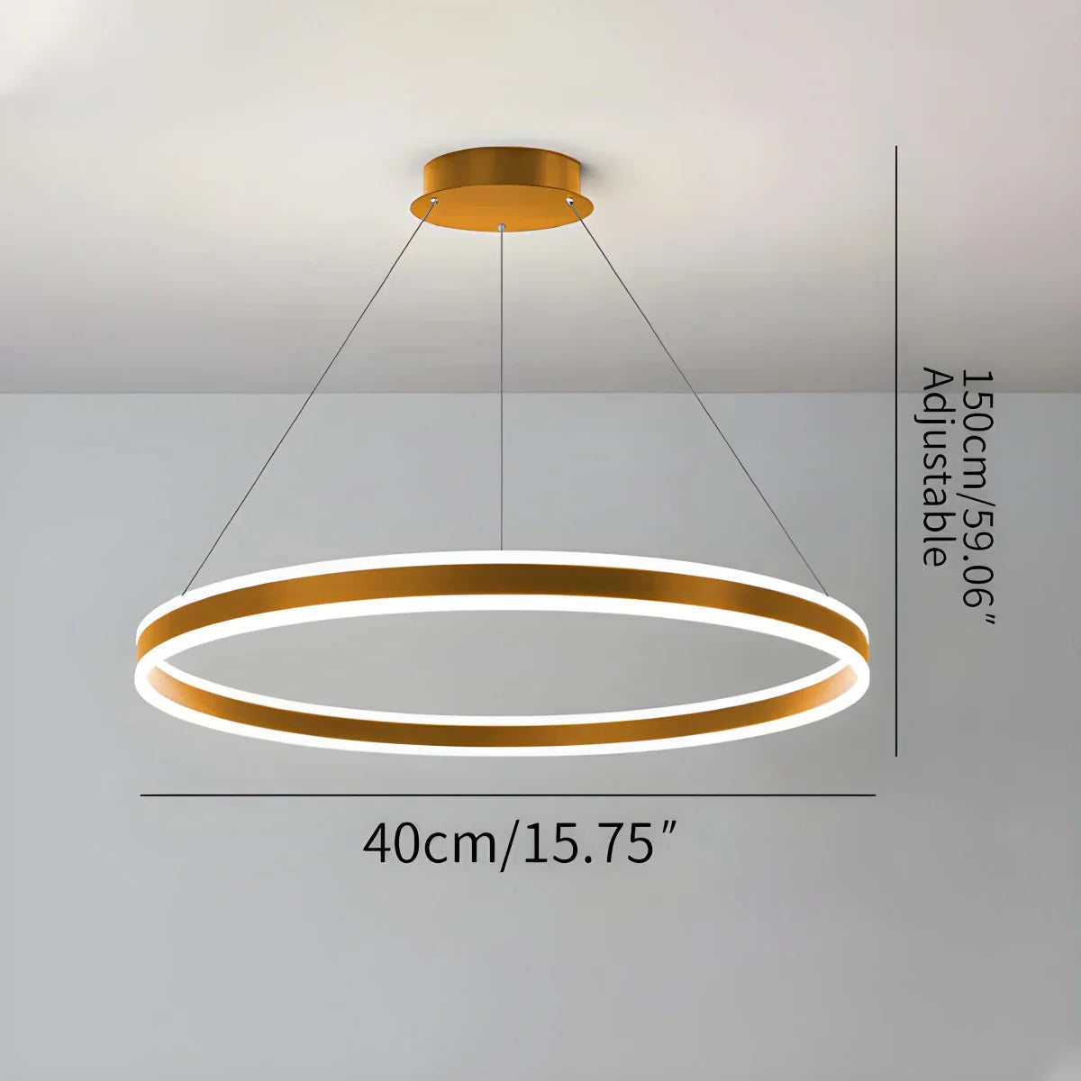 Eloer Circle Layered Living Room Chandelier