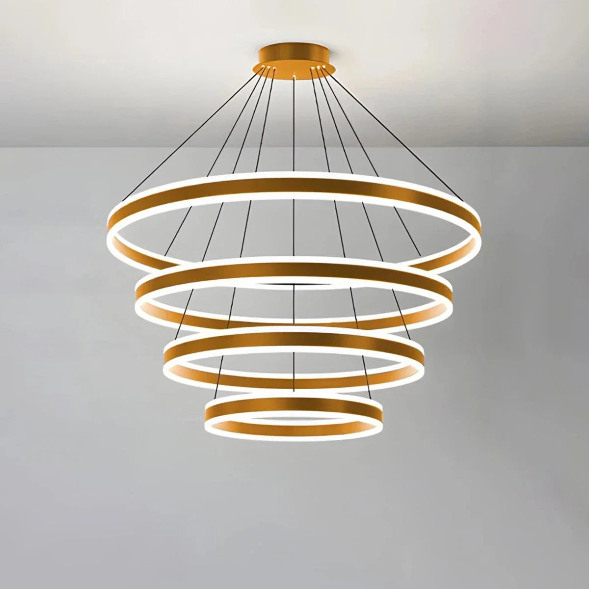 Eloer Circle Layered Living Room Chandelier