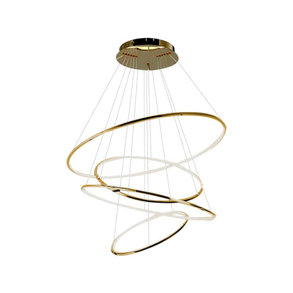 Eloer Large Tiered Ring Foyer Chandelier