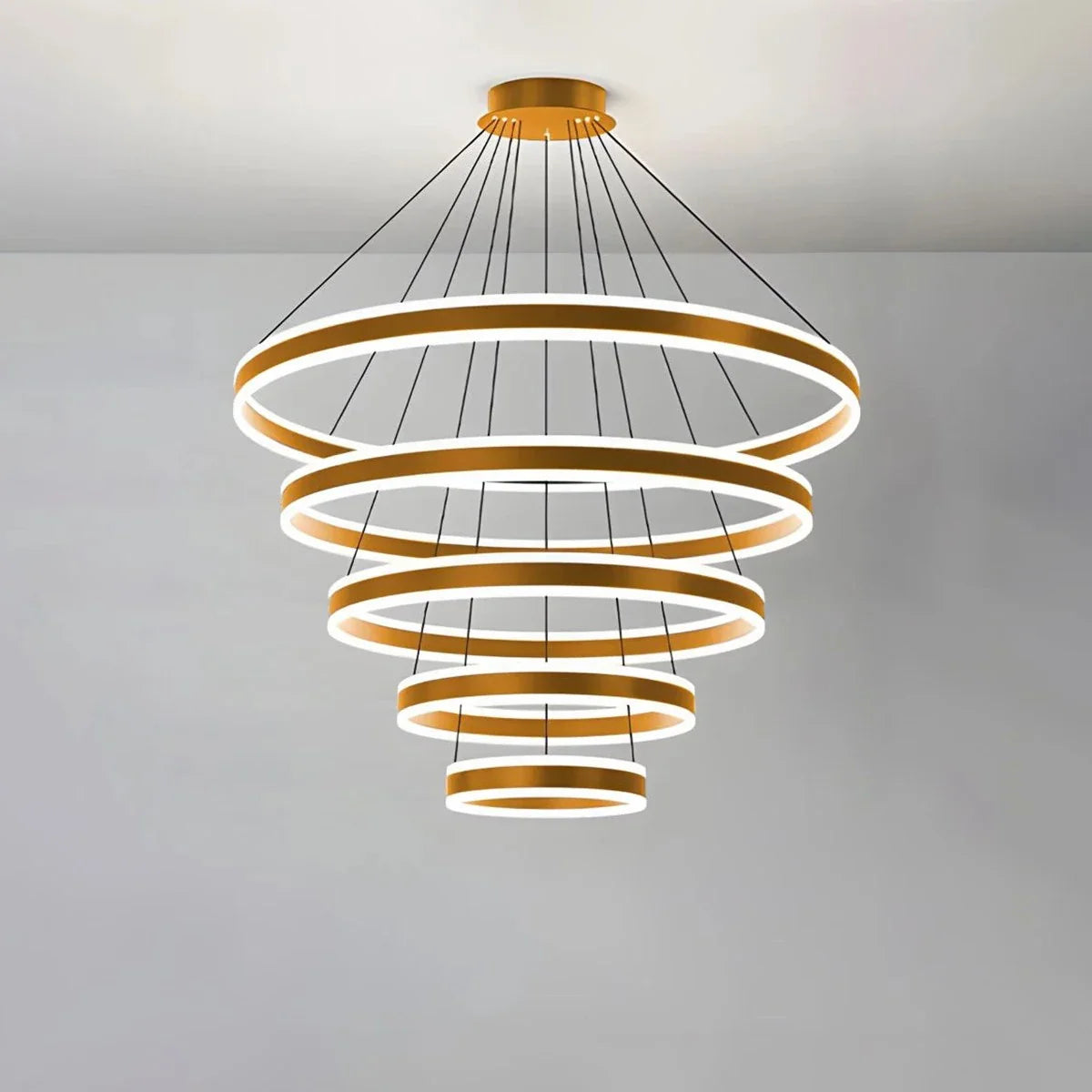 Eloer Circle Layered Living Room Chandelier
