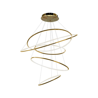 Eloer Large Tiered Ring Foyer Chandelier