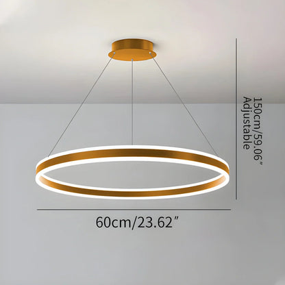 Eloer Circle Layered Living Room Chandelier