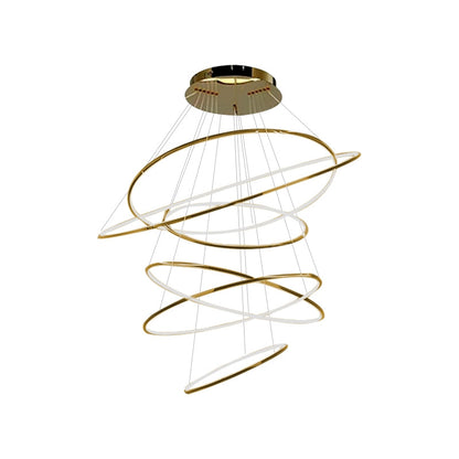 Eloer Large Tiered Ring Foyer Chandelier