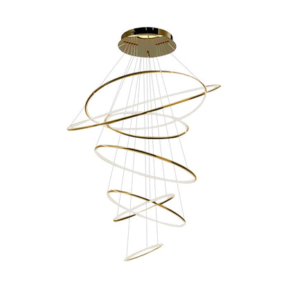 Eloer Large Tiered Ring Foyer Chandelier