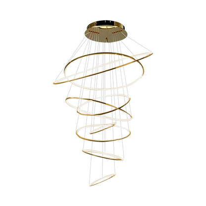 Eloer Large Tiered Ring Foyer Chandelier