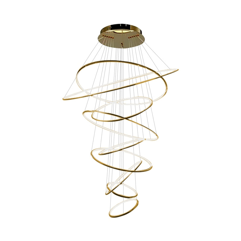 Eloer Large Tiered Ring Foyer Chandelier