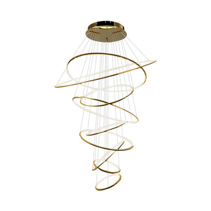 Eloer Large Tiered Ring Foyer Chandelier