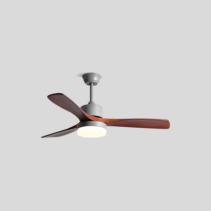 Eloer Solid Wood Ceiling Fan Light for Living Room