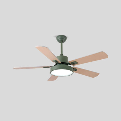 Eloer 5 Blade Vintage Ceiling Fan Light for Living Room