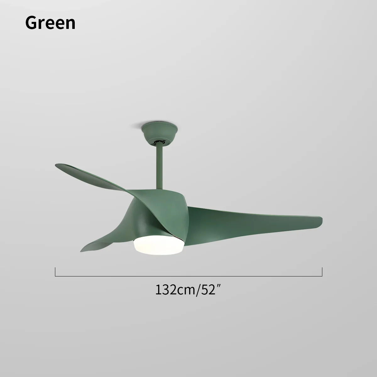 Eloer Propeller Ceiling Fan Lamp for Dining Room