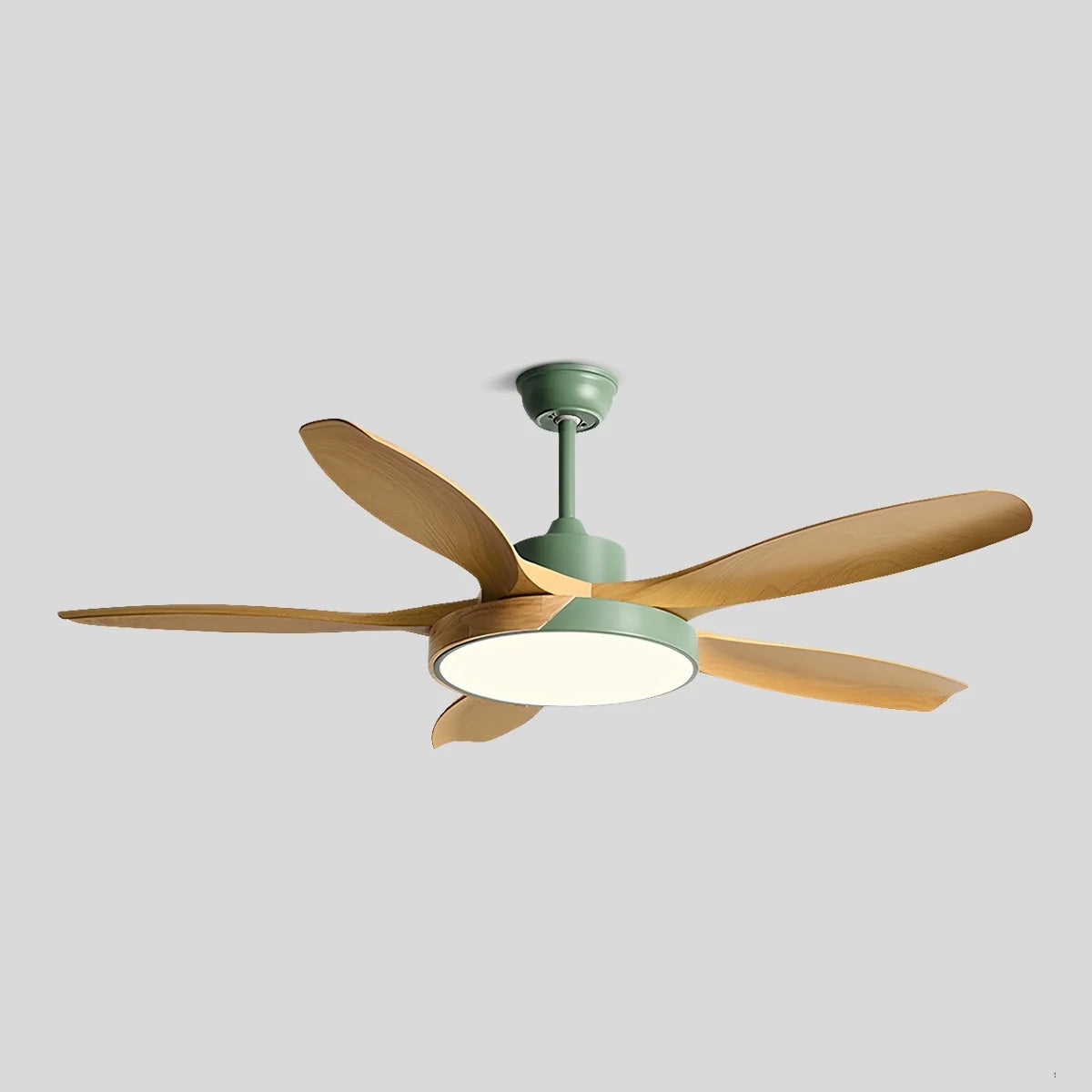Luvori Nordic Living Room Ceiling Fan with Light